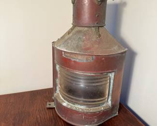 Copper & Brass Bow Port Patt 23 Nautical Lantern