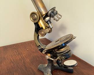 Antique O Himmler Berlin Brass 20682 Microscope