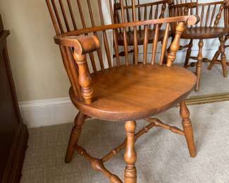 S Bent & Brothers Windsor Armchairs (5pc)