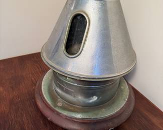 Antique Hand Nautical Maritime Navigational Compass with Cover 