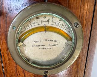 Antique Kelvin & Hughes LTD English Nautical Pilot House Binnacle