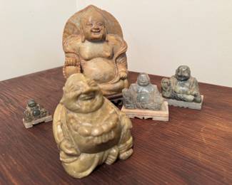 Collection of Buddha miniature statues