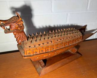 Wooden Model of a Korean Turtle Ship or Geobukseon, used in 16th-19th century.