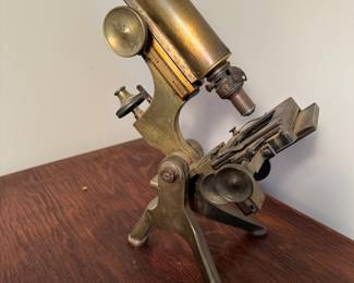 Antique Watson & Sons Brass 22323 Microscope