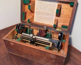 Antique US Navy Schick Incorporated Stadimeter in original case