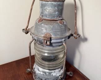 Franz Schilbach Stettin Aluminum Marine Lantern