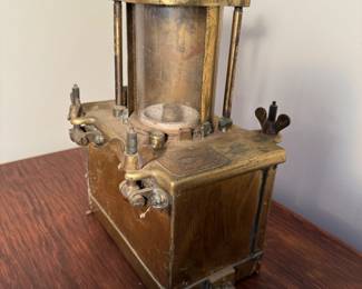 Antique Brass Ship Oil Lamp