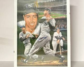 Lot 10 | Joe DiMaggio SIGNED Poster