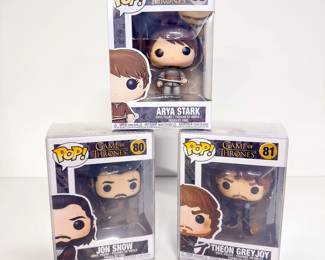 Lot 30 | SEALED Funko Game of Thrones 9, 80,81