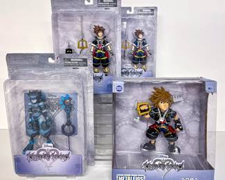 Lot 83 | (4) Disney Kingdom Hearts Figurines