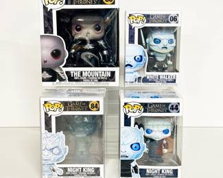 Lot 112 | (4) Game of Thrones Funko Pops: 6, 44, 84, 85