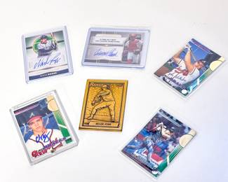 Lot 15 | Braves, White Sox Signed Baseball Cards + More 
