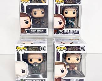 Lot 111 | (4) Game of Thrones Funko Pops: 62, 66, 70, 79