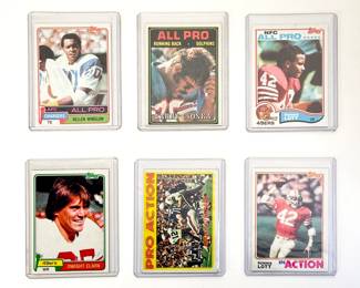 Lot 73 | (6) Topps 1970s Football Cards
