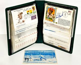 Lot 102 | Signed FDC Collection Including Hank Aaron