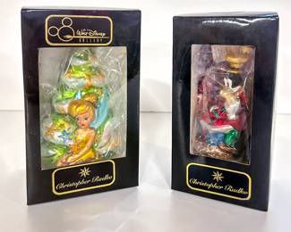 Lot 81 | (2) Disney Christopher Radko Ornaments
