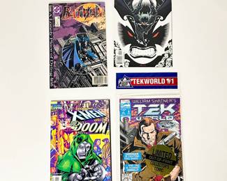 Lot 114 | (4) Marvel + DC Comics