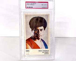 Lot 43 | GRADED NM-MT Wes Unseld Basketball Card 