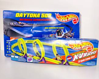 Lot 31 | Vintage Hot Wheels Daytona 500 + X-V Racer Sets 