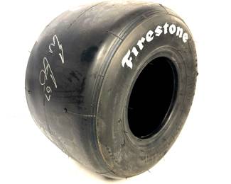 Lot 62 | Autographed Midget Car Tire