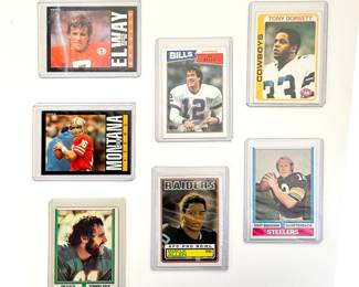 Lot 74 | (7) Topps 1970s and 1980s Football Cards