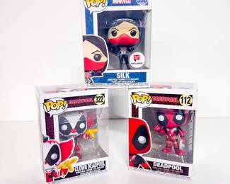 Lot 24 | SEALED Marvel Funko 112, 322, 333