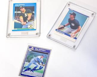 Lot 16 | Bill Russell Signed + More Baseball Cards