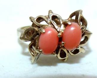 Lot 006   11 Bid(s)
10K Gold & coral ring