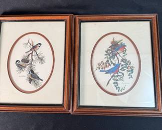 Two Don Whitlatch bird prints, nicely framed 10" x 8"