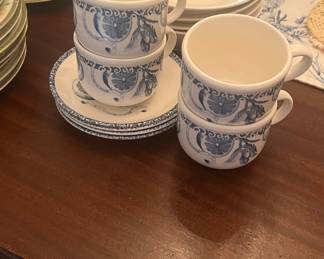 Cups and saucers 