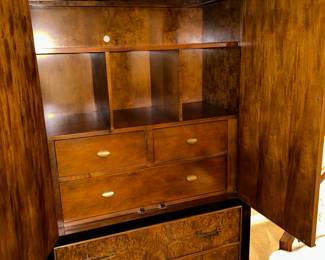 Interior (Gorgeous wood), brass handles 