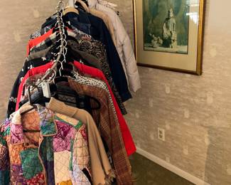 Ladies clothing, many designer