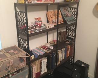 Sewing, candles, shelf