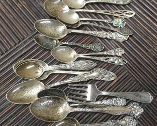 Misc. Sterling Souvenir spoons