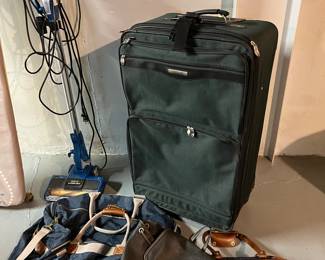 Shark vacuum, suitcases