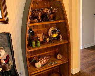 Canoe shelf