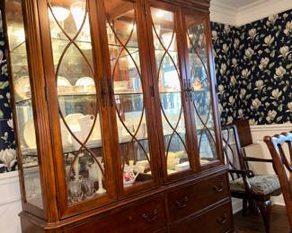 Thomasville Lighted China Cabinet