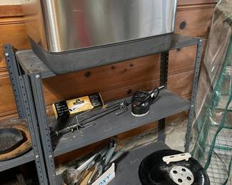 Cooler/small grill, grill supplies