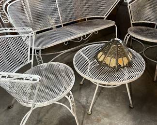 Antique wrought iron patio furniture