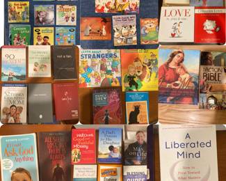 Vintage Children’s Read Along Books with Records from 70’s and 80’s, Childrens books, Books on faith and parenting, etc 