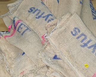 burlap bags