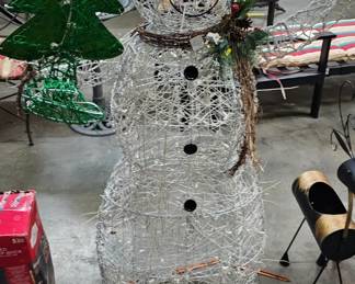 CHRISTMAS DECOR LIGHTED SNOWMAN