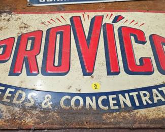 VNTAGE PROVICO METAL SIGN