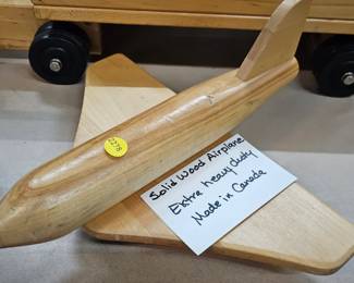 WOODEN TOY AIRPLANE