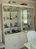 White contemporary china cabinet