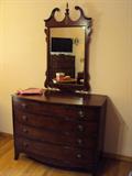 Mahogany Drexel dresser & mirror