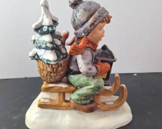 1971 "Ride Into Christmas" Holiday Hummel Figurine No. 396