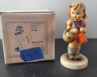 1988 Goebel Hummel "School Girl" No. 81 2/0 Figurine