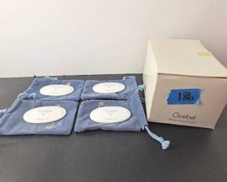 (4) Goebel Hummel 1991 Commemorative Plaques