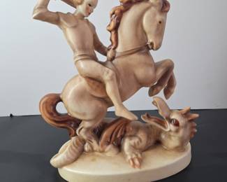 7" Goebel Hummel "ST GEORGE" Figurine Hum 55 - Marked Germany